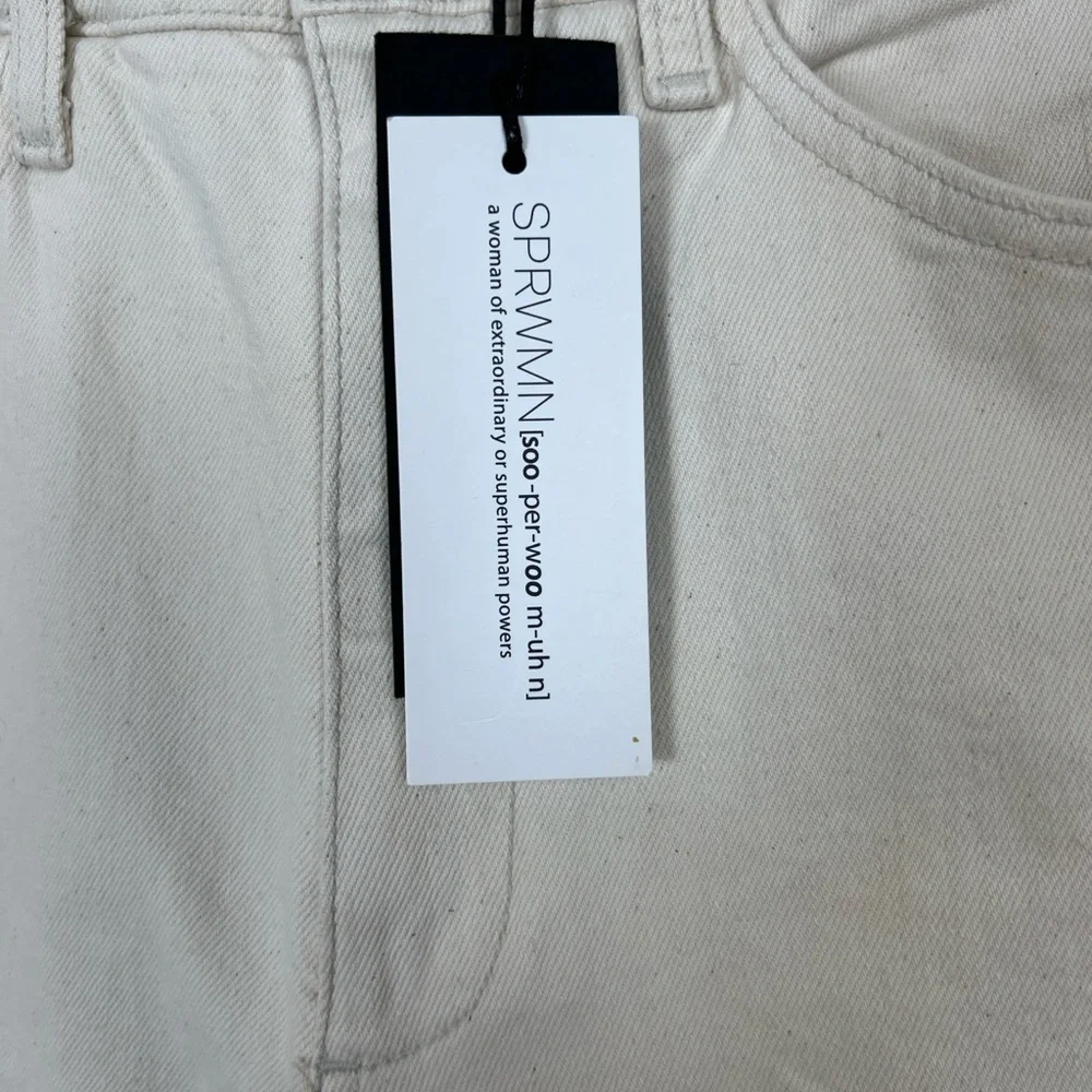 NWT SPRWMN x Revolve Micro Flare Denim Jeans - Picture 6 of 11